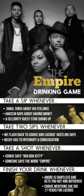 ohhsodreadful:  beautiful-ambition: ethiopienne:  aaaaand of course we made a drinking game to go with the cocktails.  Y'all gone get alcohol poisoning 😩😂😂😂   Im down for this.