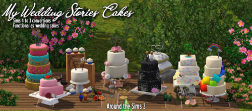 aroundthesims:Around the Sims 3 | Sims 4 to 3 | Wedding cakes &amp; toppersReleased on Around th