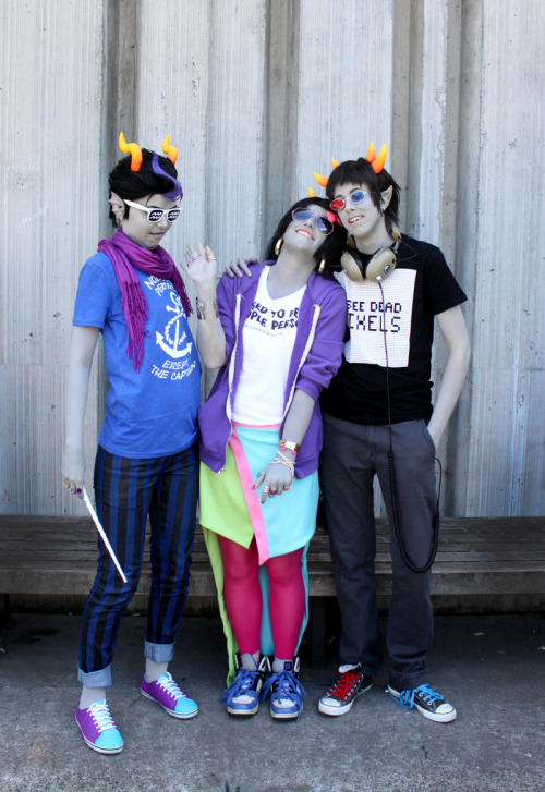 kisbe:The Chronicles of Douchebagstuck.(Gamzee, Terezi, Eridan, Sollux, Feferi)