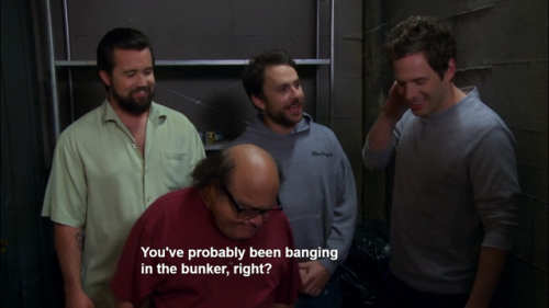 thejokesondee:  It’s Always Sunny in Philadelphia (S7E6) “The Storm of the Century&rdquo