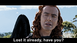 I Love How Crowley Switches Fromunimpressed At Losing A Flaming Sword Toyoure My New Favorite Angel.