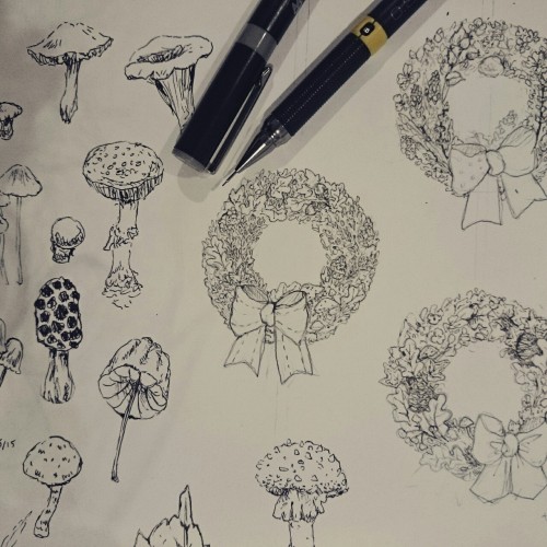 some recent sketches from my instagram (instagram.com/sugarcreamtea).