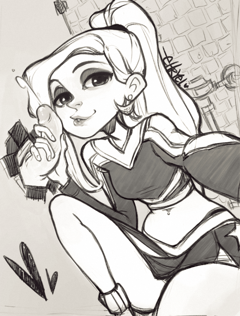 ehryel:  Decided to finally pay /aco/ a visit.I still need more practice on my goop