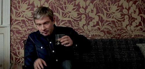 Steven Moffat: “If you watch this show carefully, there is a subtext about John drinking.”I’d 