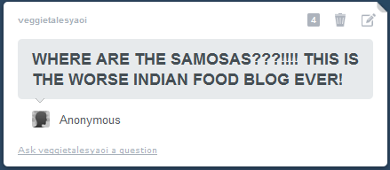 veggietalesyaoi:  the indian food blog chronicles 