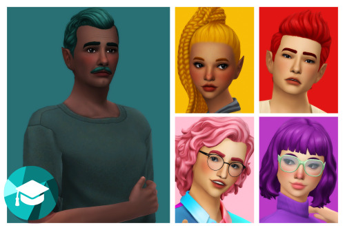 Discovering University Hair Recolors - Sorbets and Elderberries by @dcwnandout and me! Sorry these t