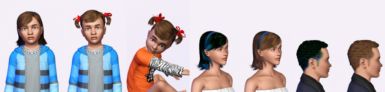 hair mods sims 3