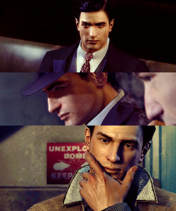 las-plagas:  My Favorite Video Game Characters (in no particular order)  9/? | Vito Scaletta (Mafia II) &ldquo;You know when we first started out. I thought I was gonna be the biggest, baddest wiseguy in the world.&rdquo; 