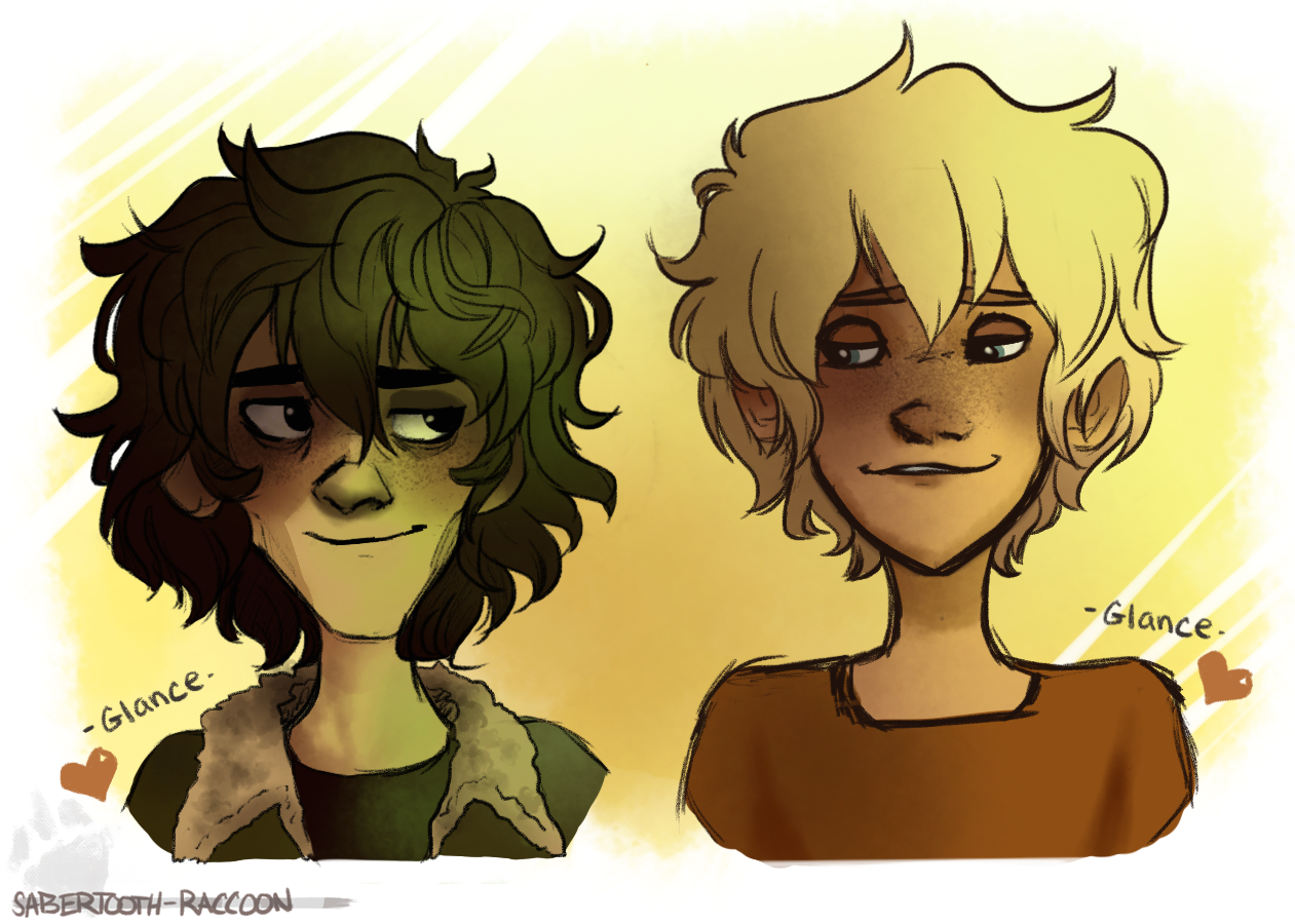 sabertooth-raccoon:   Stop acting so flustered around each other, guys, you’re