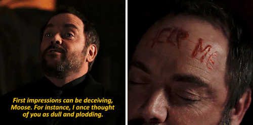 kingofthecrxssroads:You got some good lines, I’ll give you that much, but you’re no Crowley. I know 