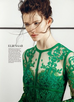 nuridroes:  Isabelle Nicolay for ELLE Vietnam