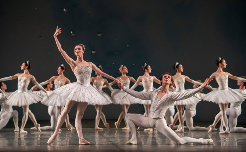 galina-ulanova: Olga Smirnova and Semyon Chudin in Diamonds (Bolshoi Ballet, 2017)