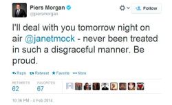 Lisaquestions:  So This Is Piers Morgan’s Response To Janet Mock’s Critical Reaction