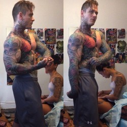nathansummers:  Hit biceps, triceps, and