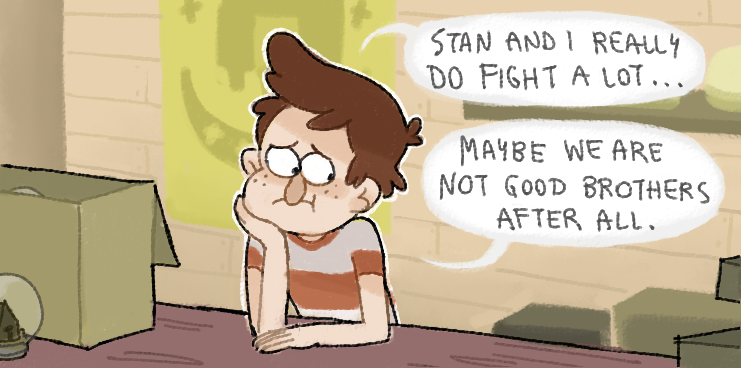 birbykind:  “it’s not natural for siblings to get along as well as you do.”yet