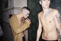 janisancens:  KAY KWOK AW14 BACKSTAGE 