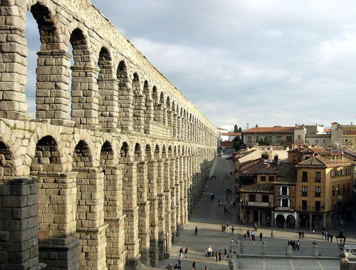 Aqueduct of Segovia, by Manuel González Olaechea y Franco
