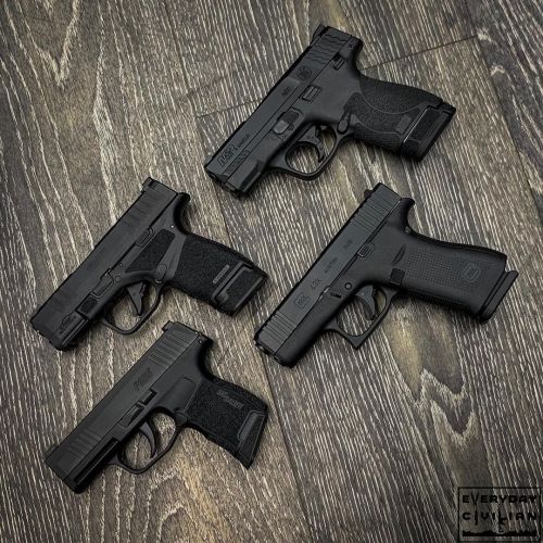 All phenomenal #EDC pistols. With firearms flying off of every shelf and website, any one of these w