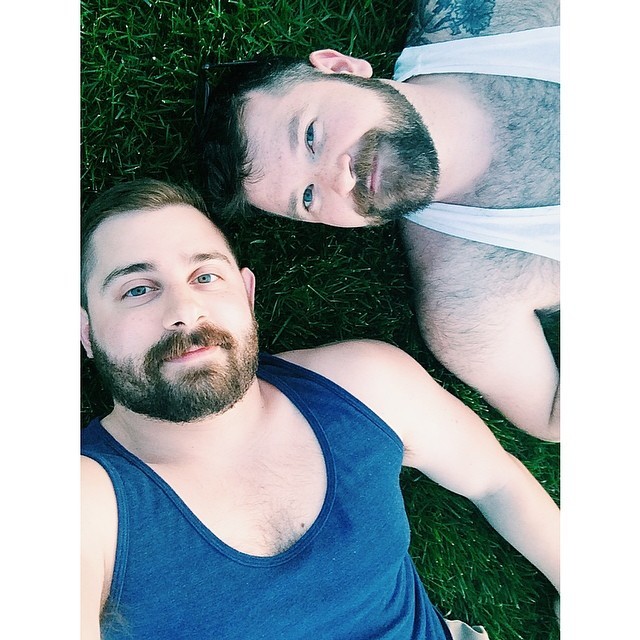 duckumu:  At the park with bae 💜 (at Brooklyn Bridge Park Pier 2) 