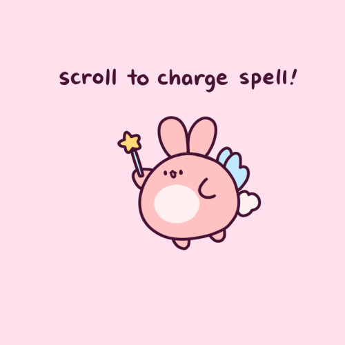 chibird:This magical bunny has been practicing helpful spells all week! ✨Other notable spells includ