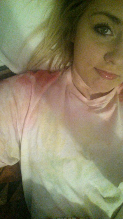 eartheld I took both of these past midnight and thought my eyebrows // left-over makeup looked pretty cute. :]