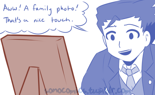 sonocomics:I’m sure it’s been done similarly in the past for the Ace Attorney games and their protag