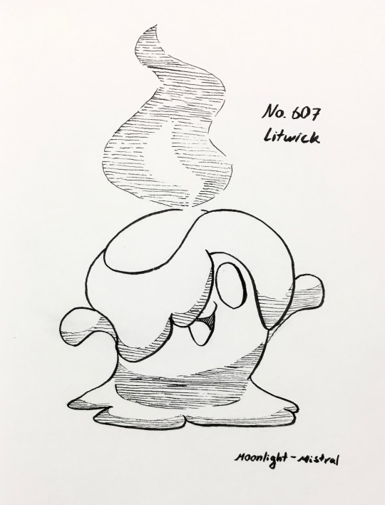 moonlight-mistral:A late night litwick doodle