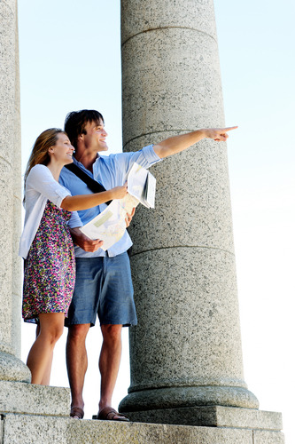 Pareja en Atenas