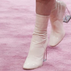 jai-by-joshua:Latex Ankle Boots @ Dior Couture