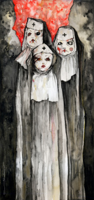 artagainstsociety:  Nuns by Elias Aquino