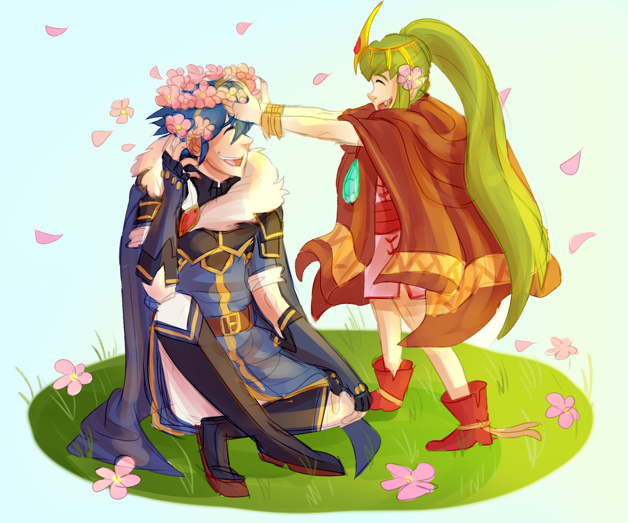 Somnolent Marth — wadeart: legendary tiki and mar-mar