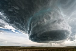 doloresd3:  Supercell over Wyoming landscape