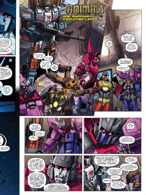 serikaizumi:Transformers MTMTE #46 iTunes preview. Release date: Nov. 4, 2015Misfire must wrote all 