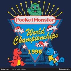 gamefreaksnz:  World Championship by Melee Ninja US $ 10 for 24 hours only Artist: Redbubble | Facebook | Tumblr Going to the top with my Charizard.