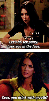 lordharrypotter:  &ldquo;She was kicked out of Russia, Cece. Russia.&rdquo;