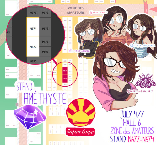  Hi Everyone!!!I’m here to announce that I’ll be at JAPAN EXPO this year!! ✨ I’ll 