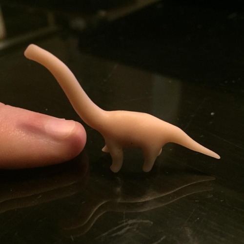 Tiniest Giraffatitan I've Ever Made! Not The Tiniest Sculpture I Have Made Tho. #sculpter #sculpture