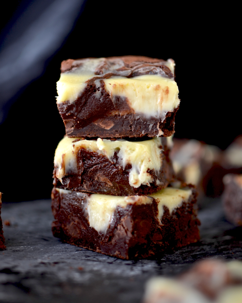 Cheesecake Swirled Fudge BrowniesIngredientsFor the Brownies:2 sticks of butter, melted2 ¼ cu