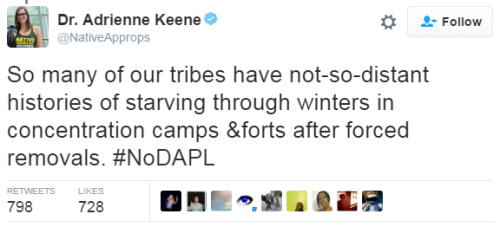 blackness-by-your-side:And remember, this is 2016. The government itself starves Native Americans wh