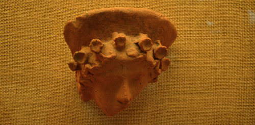 greek-museums:Archaeological Museum of Ancient Messene:Terracotta votive plaques from the sanctuarie