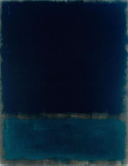 dailyrothko:  Mark Rothko, navy and black, 1969