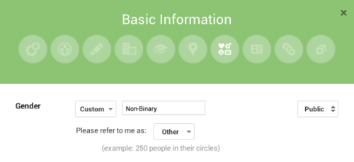 think-progress: Beyond Male And Female: Google Profiles Now Offer Unlimited Gender Options Google an