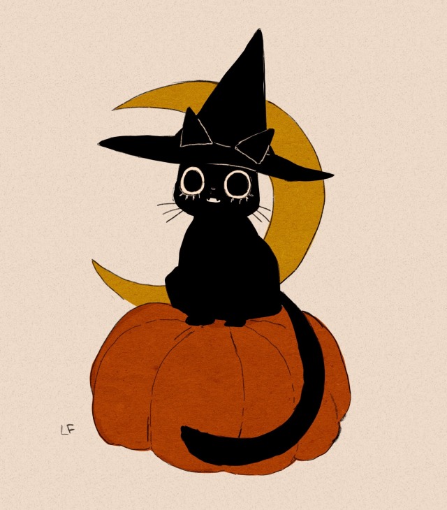 libbyframe:Witch cat 