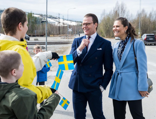10th May 2022 // The Crown Princess and Prince Daniel completed a number of engagements in Norrbotte