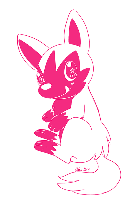 alexandrasketch:  My Omega Ruby team in their baby/basic form. 