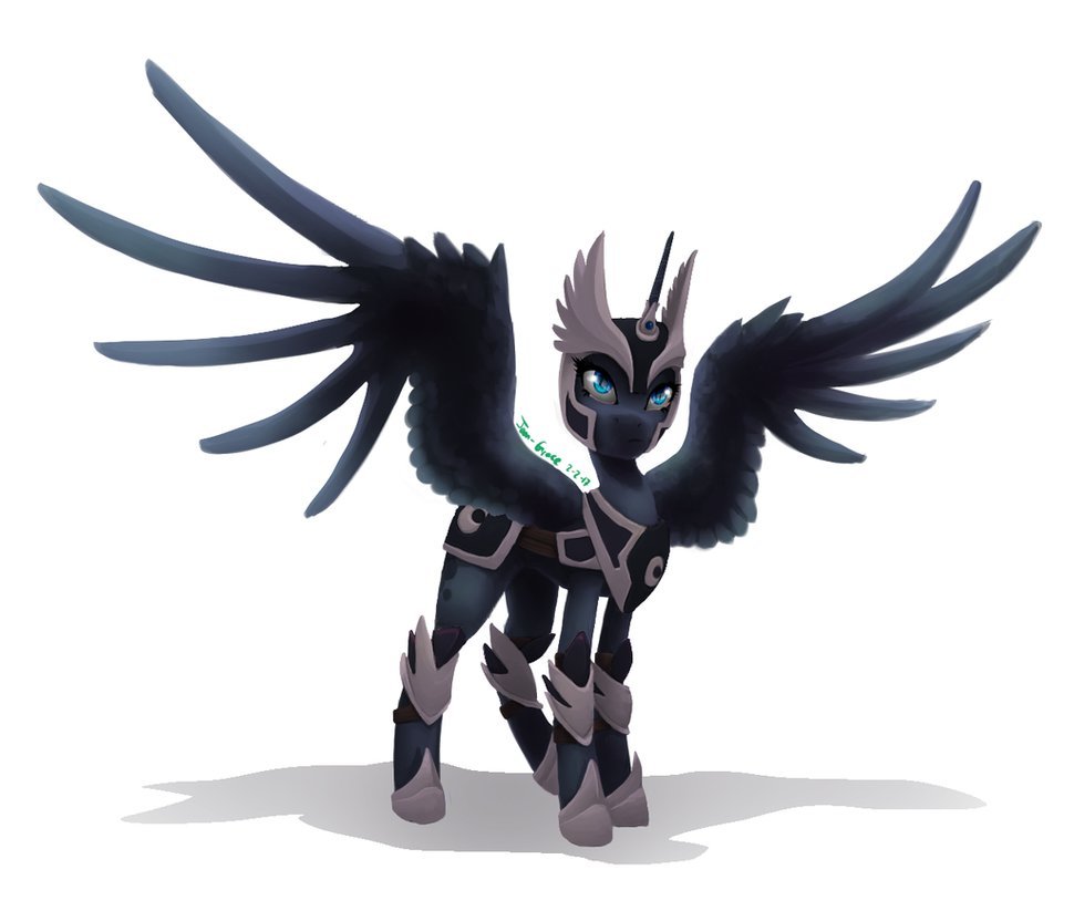 mylittleponyoficialg4: Luna’s Armor by Joan-Grace 