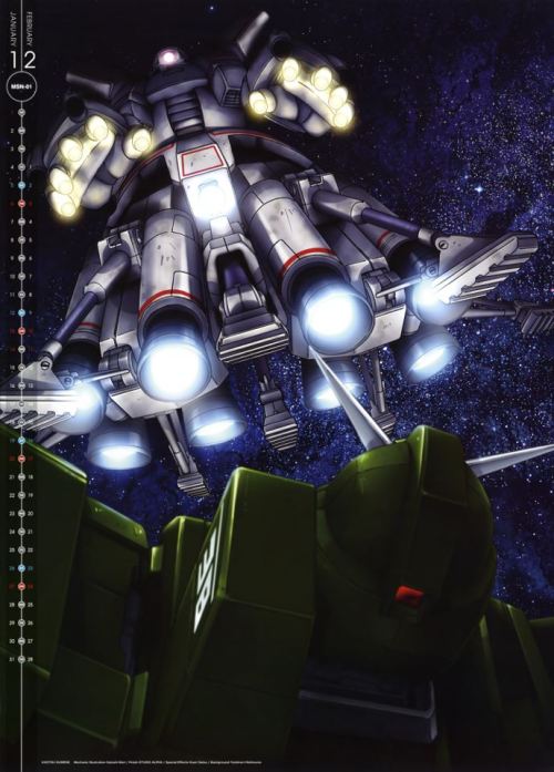 unknown999:  Mobile Suit Gundam Series Calendar for 2013 (via GUNDAM GUY: Mobile Suit Gundam Series 