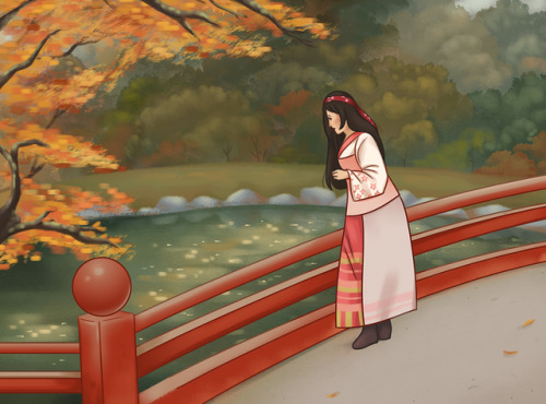 norree:“Autumn Leaves”, a tribute to Nori from Tale of Two Towns. I started playing the game this ye