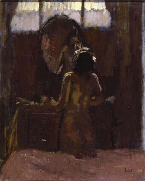 art-is-art-is-art:Woman in Front of Mirror, Walter Sickert