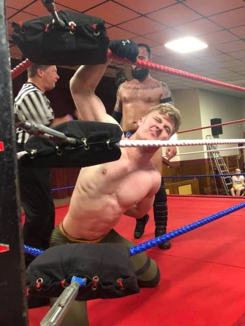 sadowrestler: MUSCLE BOY JACK GRIFFITH HAS A TOUGH NIGHT IN THE RING AS HIS HEEL SHOWS NO MERCY!!!!!